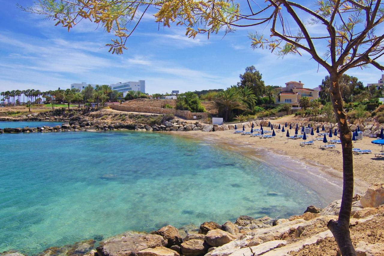 Lucile - Coralli Beachfront Apartment Paralímni Eksteriør bilde
